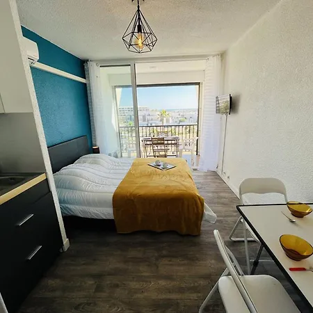 Apartamento Naturiste Bord De Mer, Terrasse Sud, Clim, Parking - Fr-1-249a-44