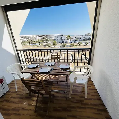 Naturiste Bord De Mer, Terrasse Sud, Clim, Parking - Fr-1-249a-44 Apartamento Agde